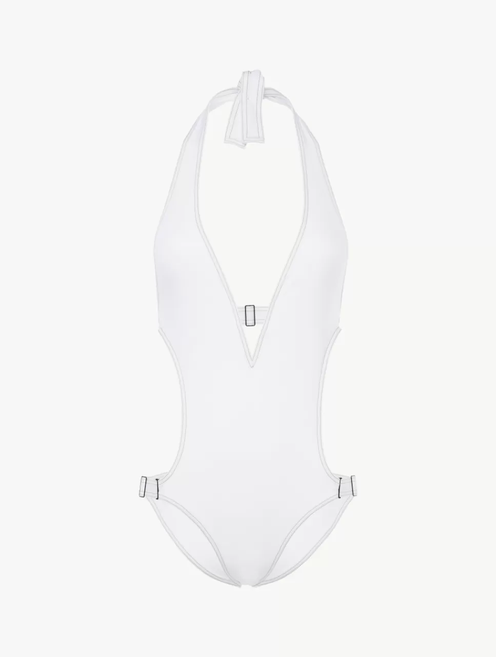 La Perla Bañador Con Cortes Cut-out De Color Blanco Cheap