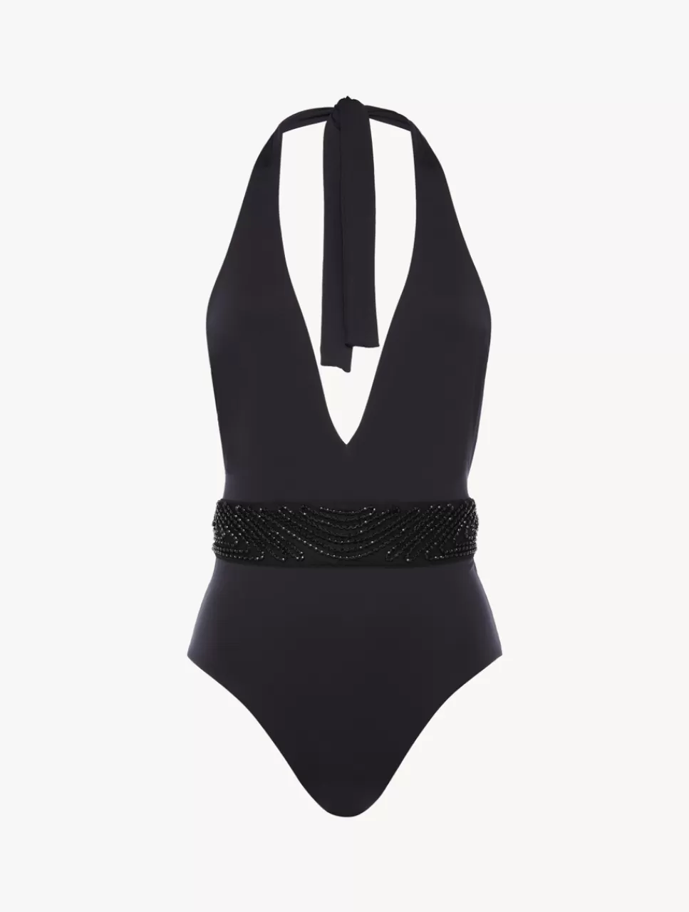 La Perla Bañador De Color Con Cuentas Negro Hot