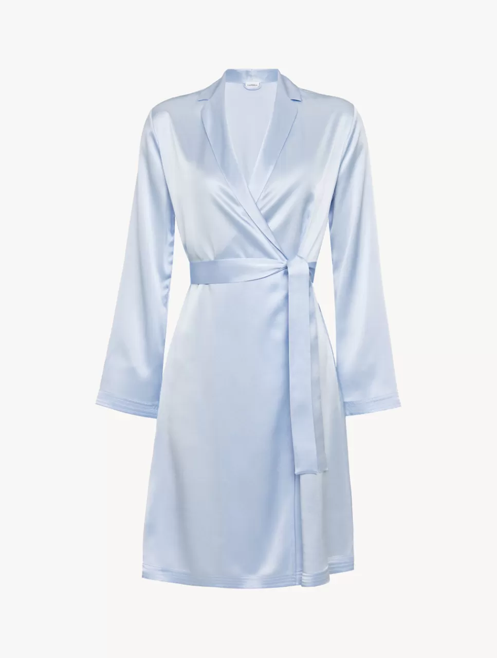 La Perla Bata Corta De Seda Azul Celeste LightBlue Sale