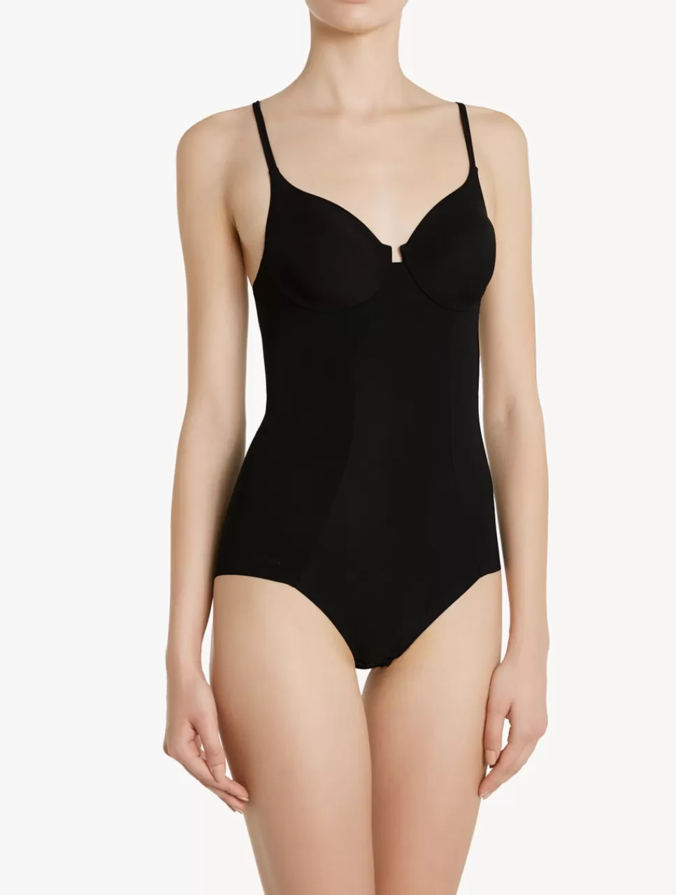 La Perla Body Con Aros Color Negro Black Fashion