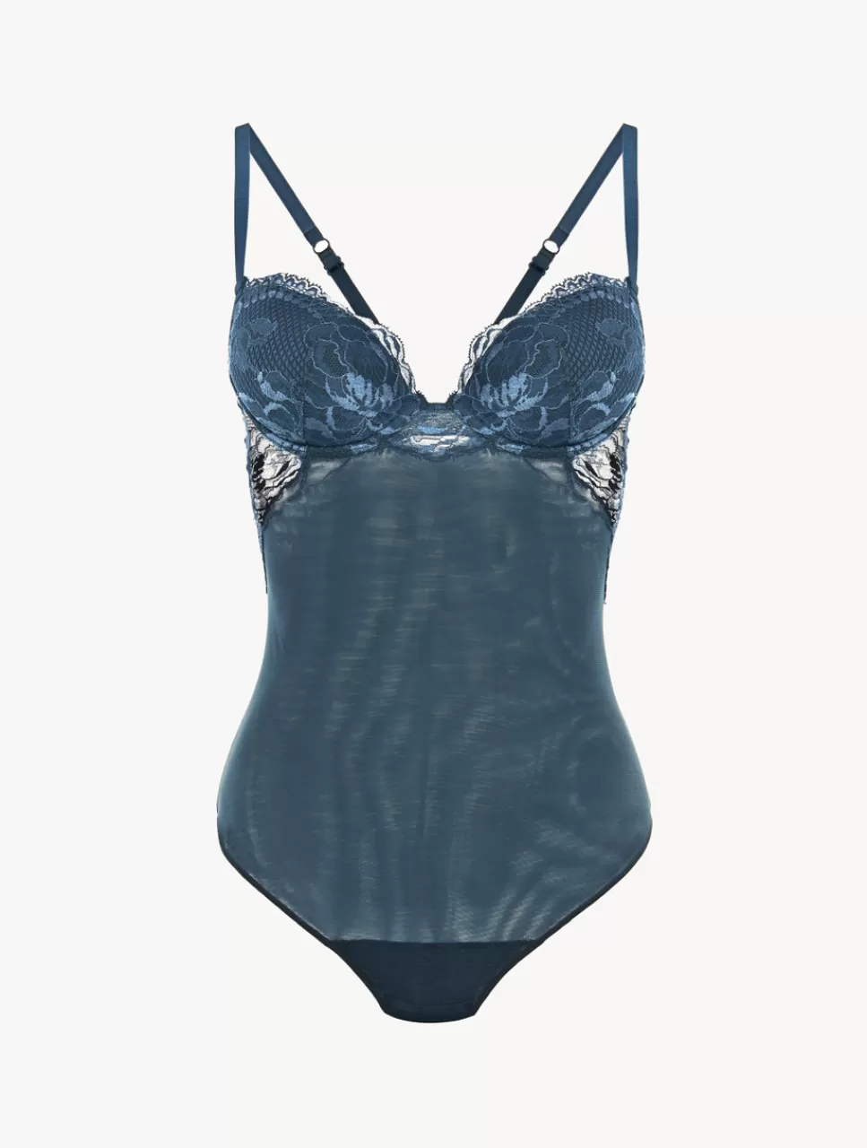 La Perla Body De Encaje Azul Oscuro Dark_Blue Flash Sale