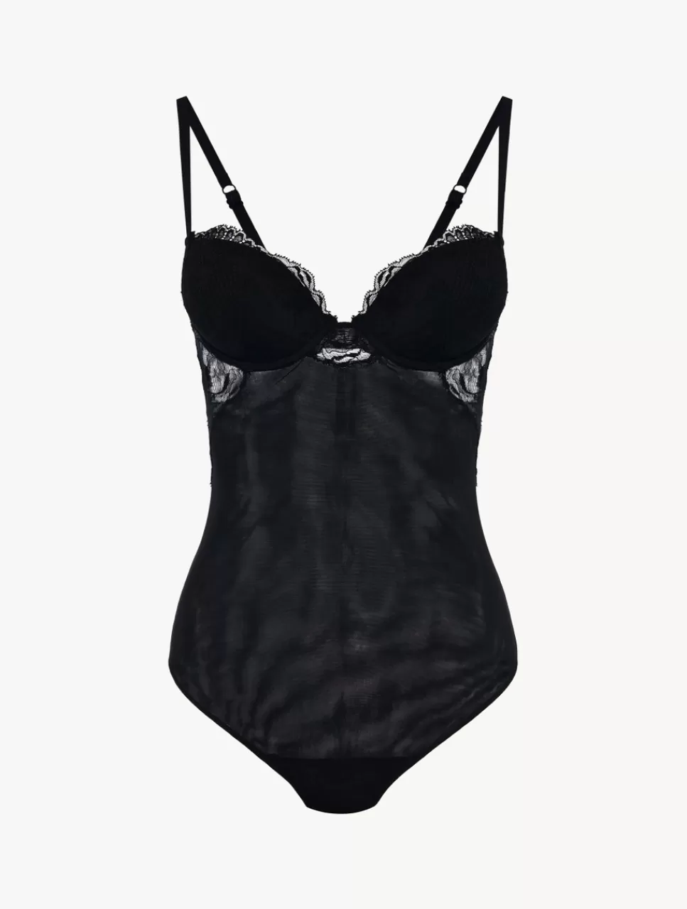 La Perla Body De Encaje Negro Black Online