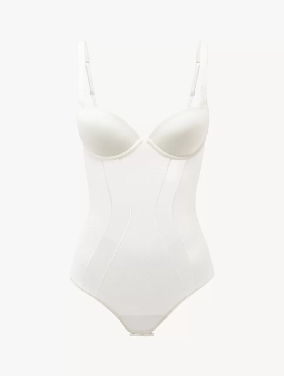 La Perla Body De Tul Elástico Blanquecino Off-White Online