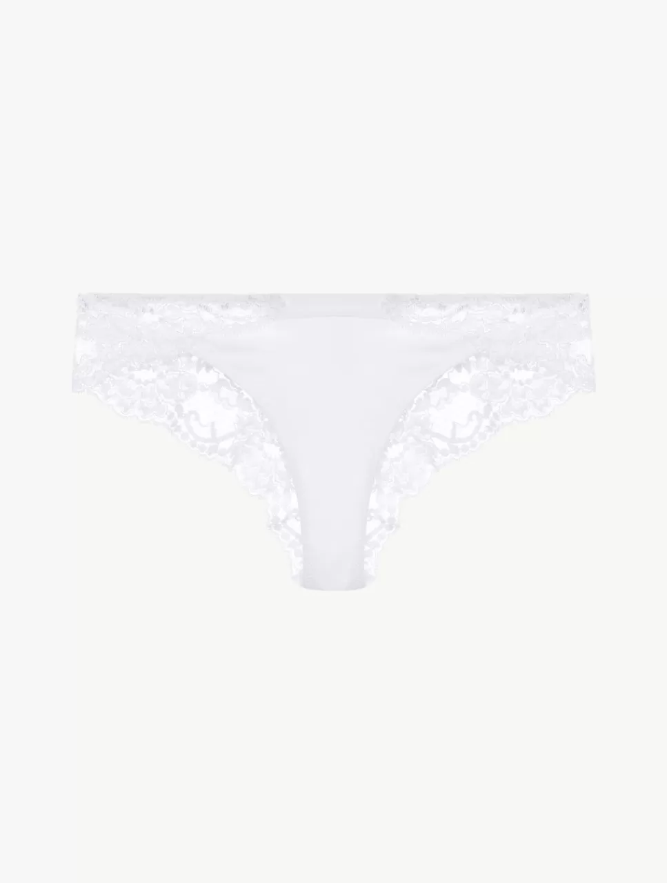 La Perla Braguita Brasileña De Algodón Blanco White Cheap