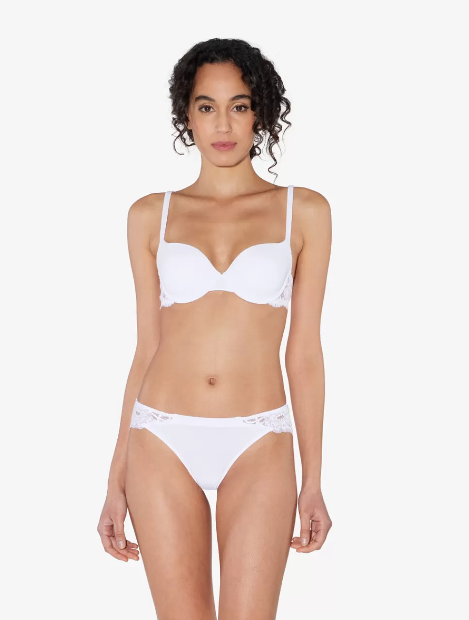 La Perla Braguita Brasileña De Algodón Blanco White Cheap