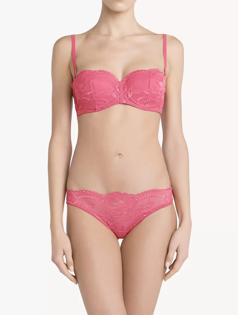 La Perla Braguita Brasileña De Encaje Wild Orchid Rosado Cheap