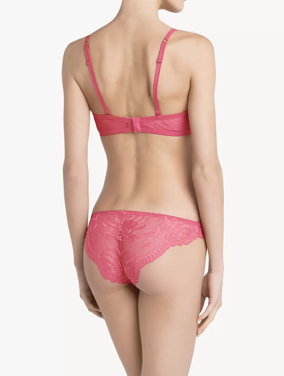 La Perla Braguita Brasileña De Encaje Wild Orchid Rosado Cheap