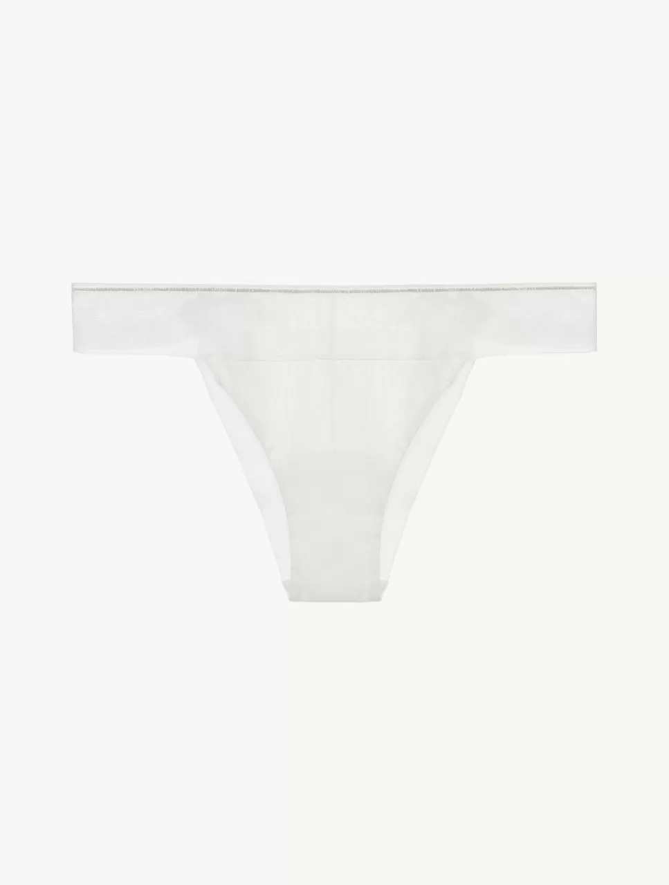 La Perla Braguita Brasileña De Tul Elástico Blanquecino Off-White Best Sale