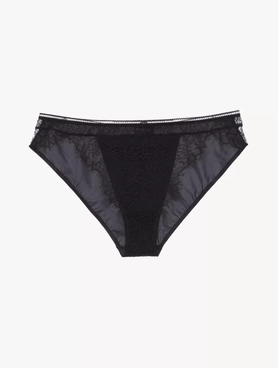 La Perla Braguita Con Encaje De Color Ónix Negro Sale