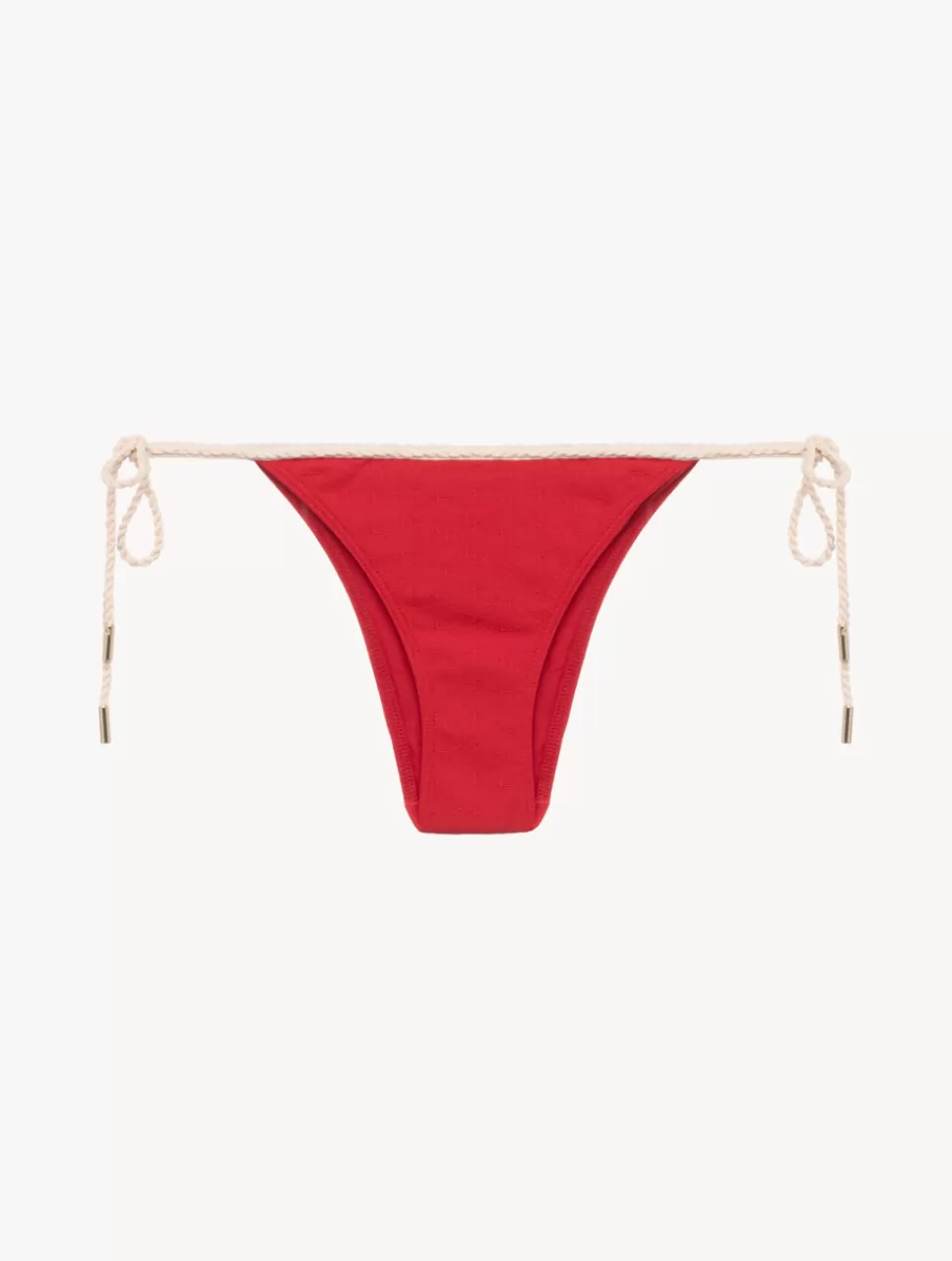 La Perla Braguita De Bikini Con Monograma Rojo Best Sale