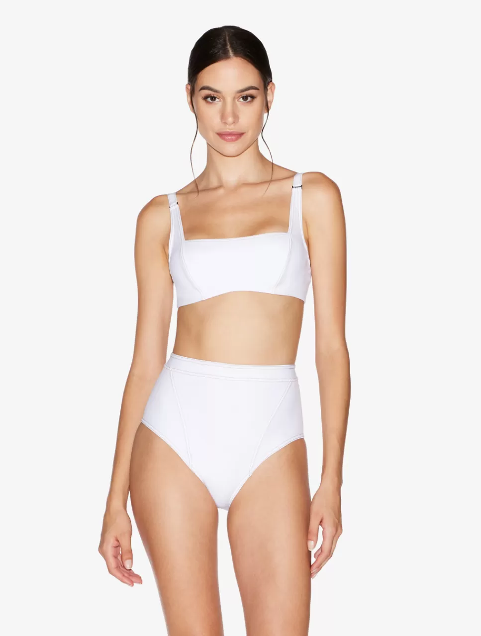 La Perla Braguita De Bikini De Cintura Alta De Color Blanco Fashion