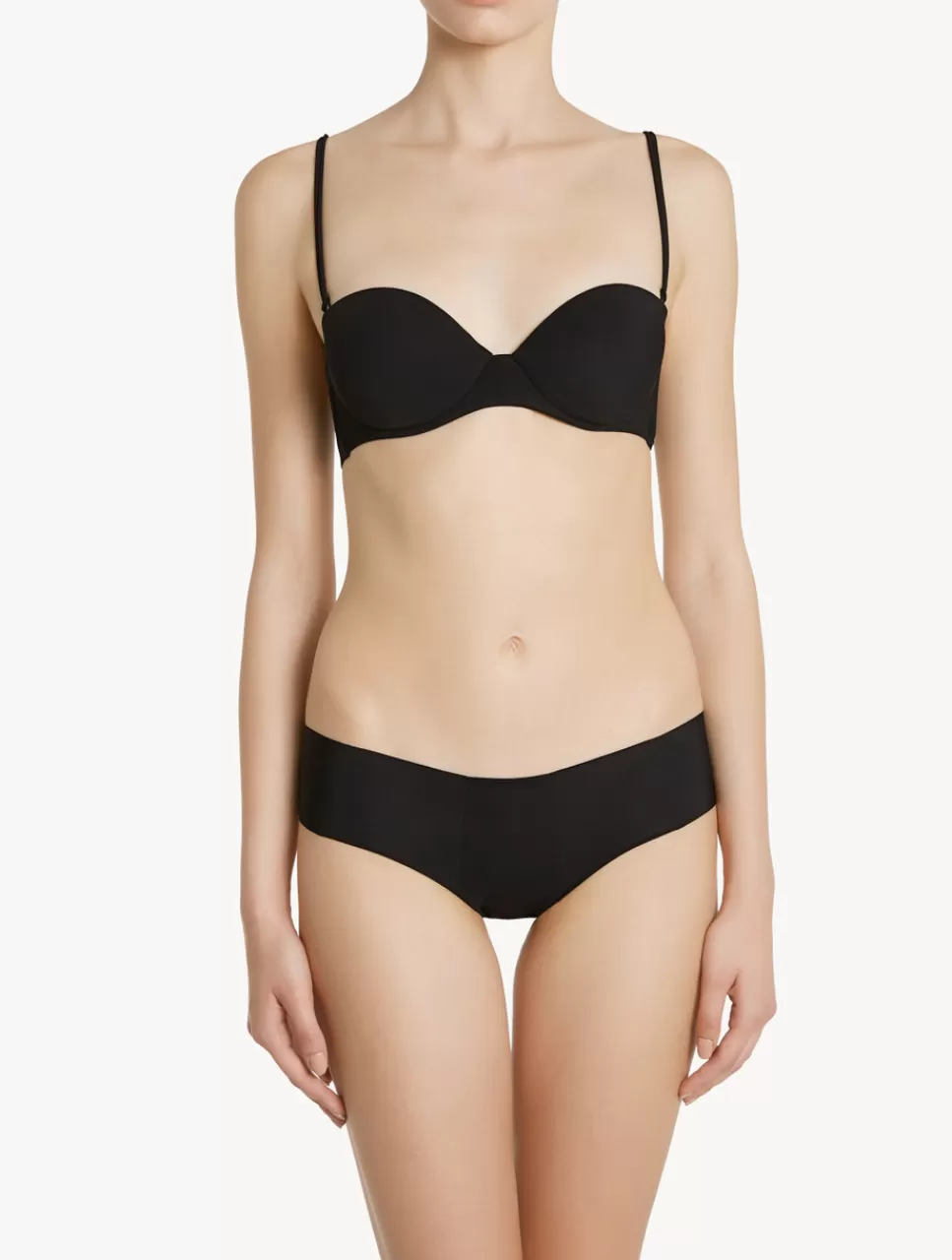La Perla Braguita Hipster Cortada Con Láser Color Negro Black Outlet