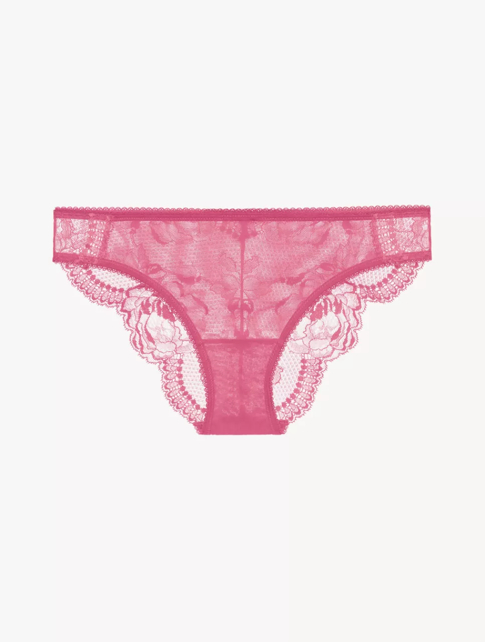 La Perla Braguita Talle Medio De Encaje Wild Orchid Rosado Outlet