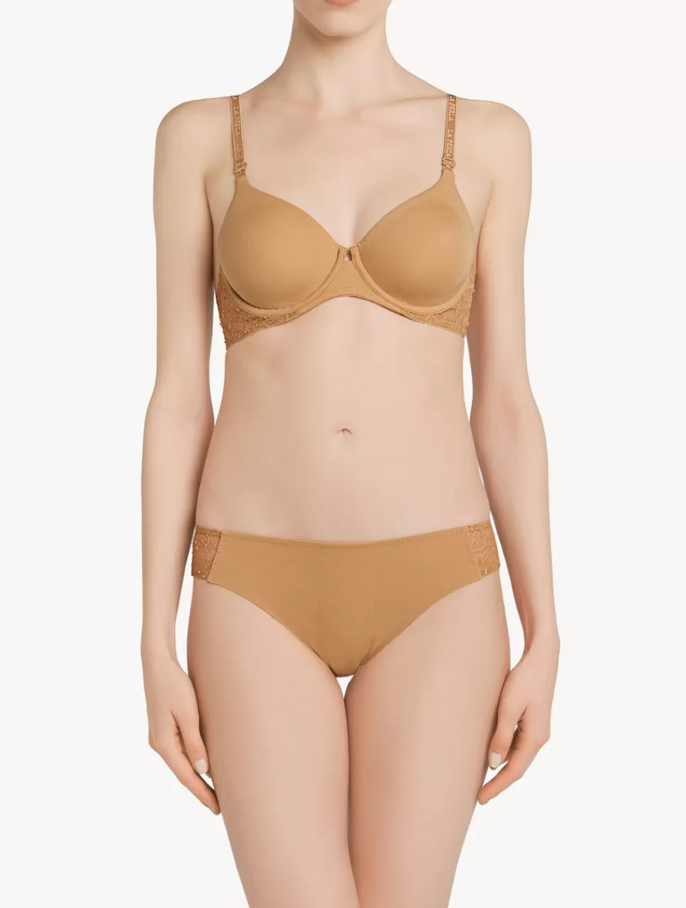 La Perla Braguita Talle Medio De Lycra® Color Carne Nude Cheap