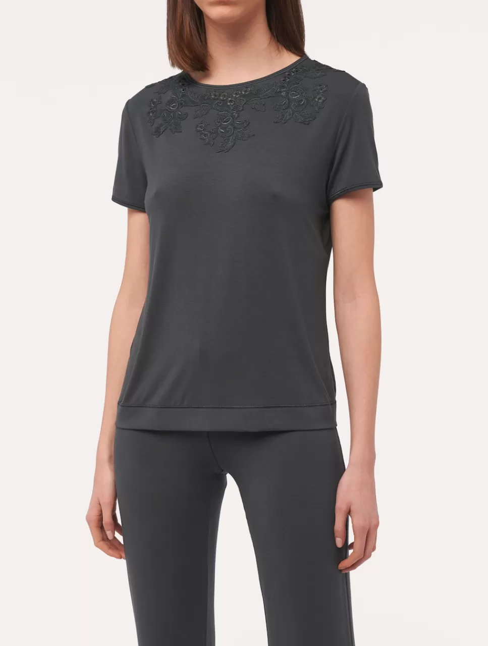 La Perla Camiseta En Antracita Gris Online