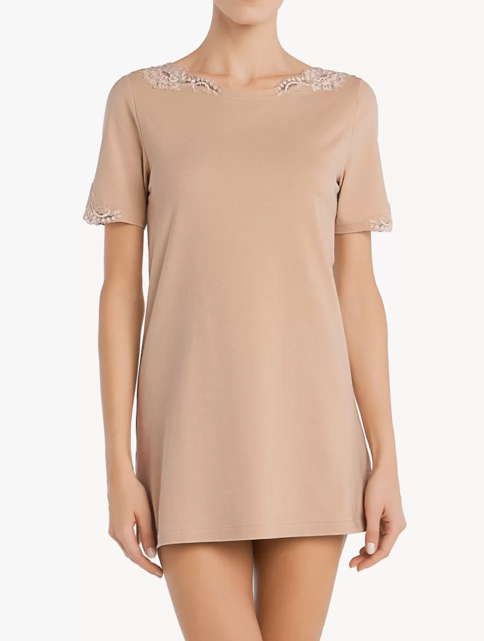 La Perla Camisón De Algodón Natural Nude Best Sale