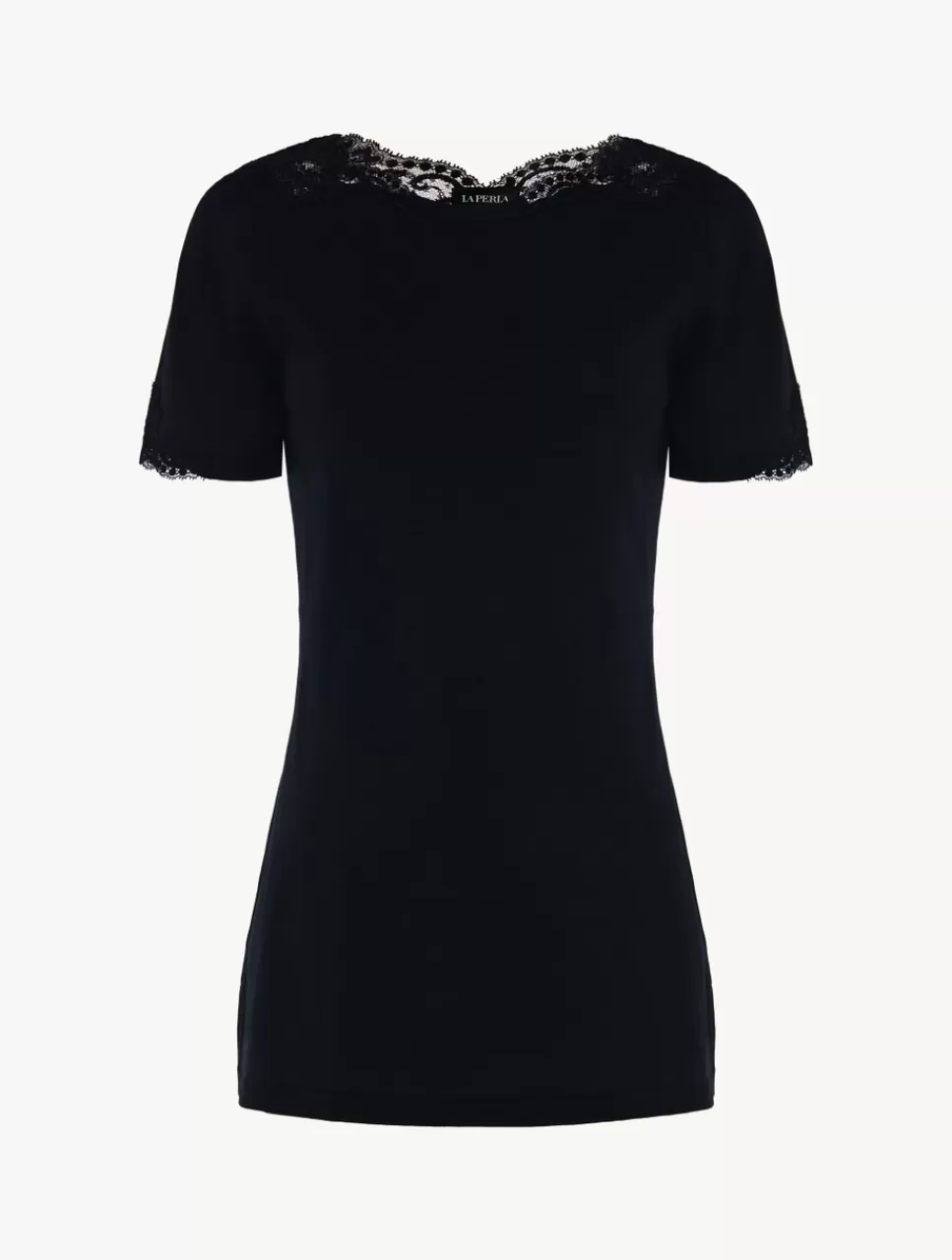 La Perla Camisón De Algodón Negro Black Shop