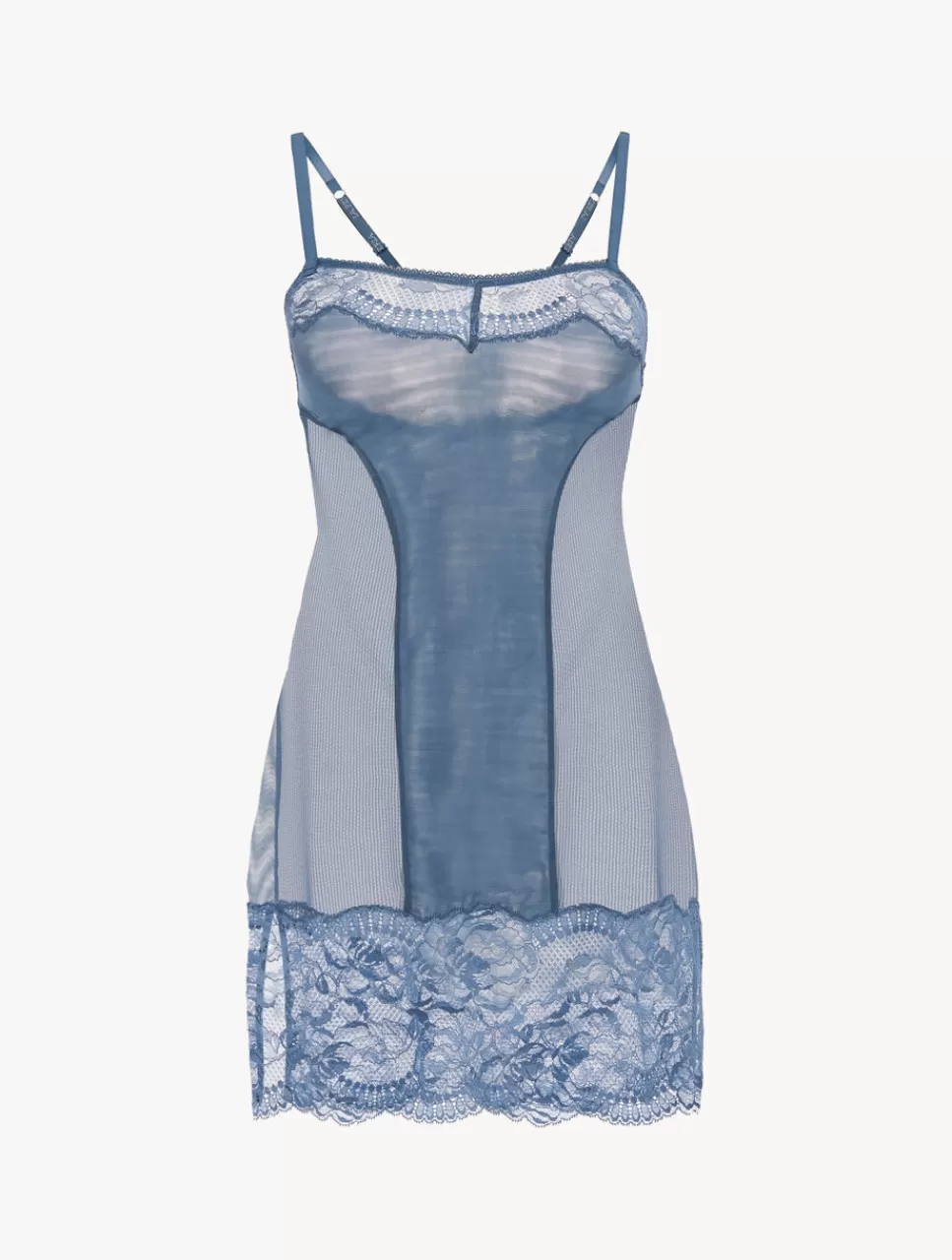 La Perla Camisón De Encaje Azul Oscuro Dark_Blue Sale