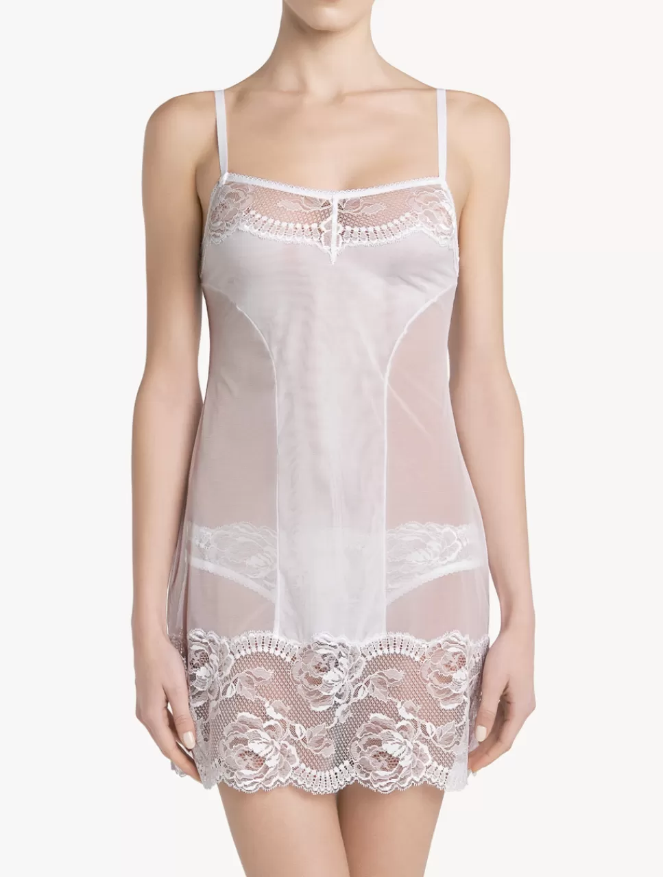 La Perla Camisón De Encaje Blanco White Flash Sale