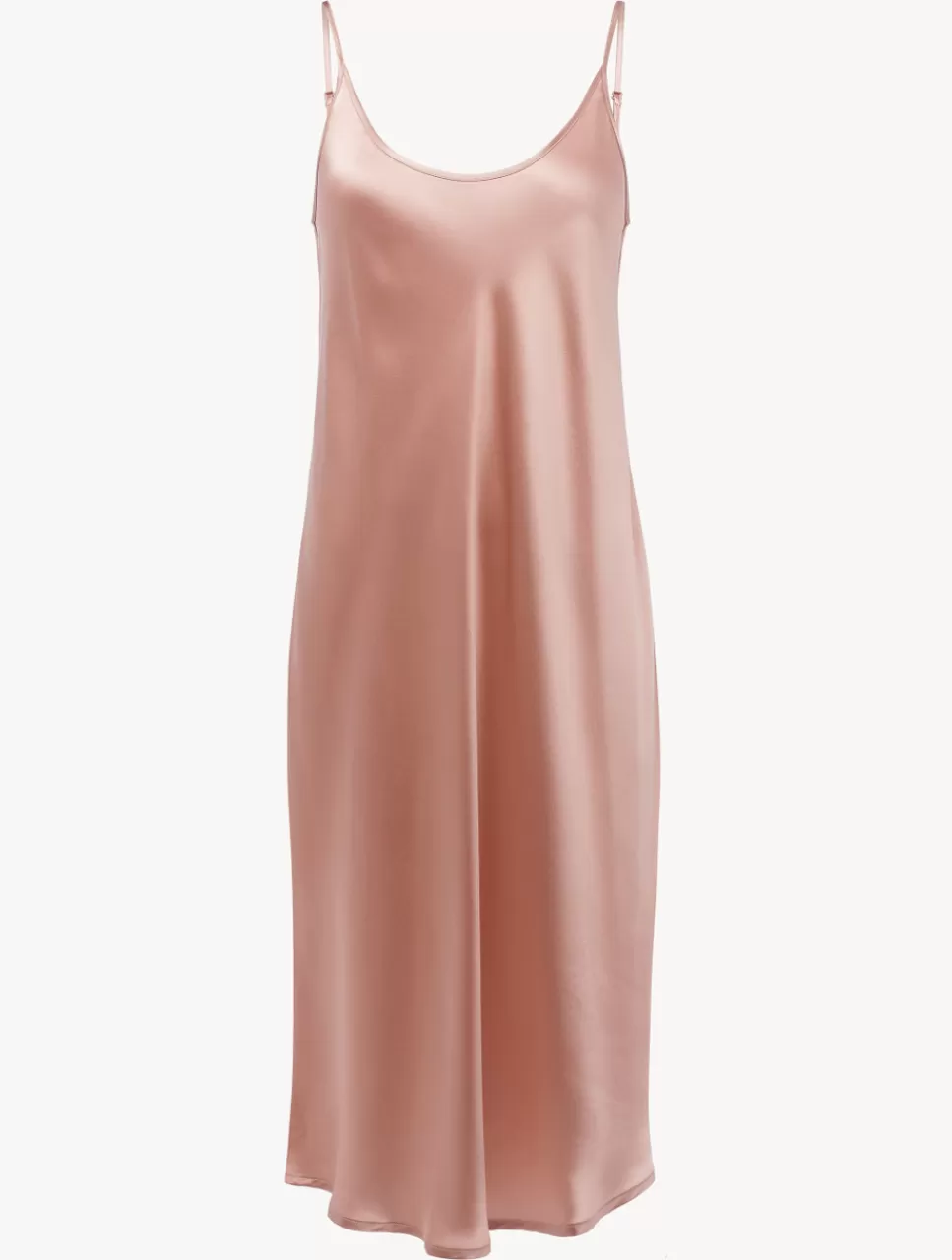 La Perla Camisón De Seda Rosa Empolvado Pink Discount