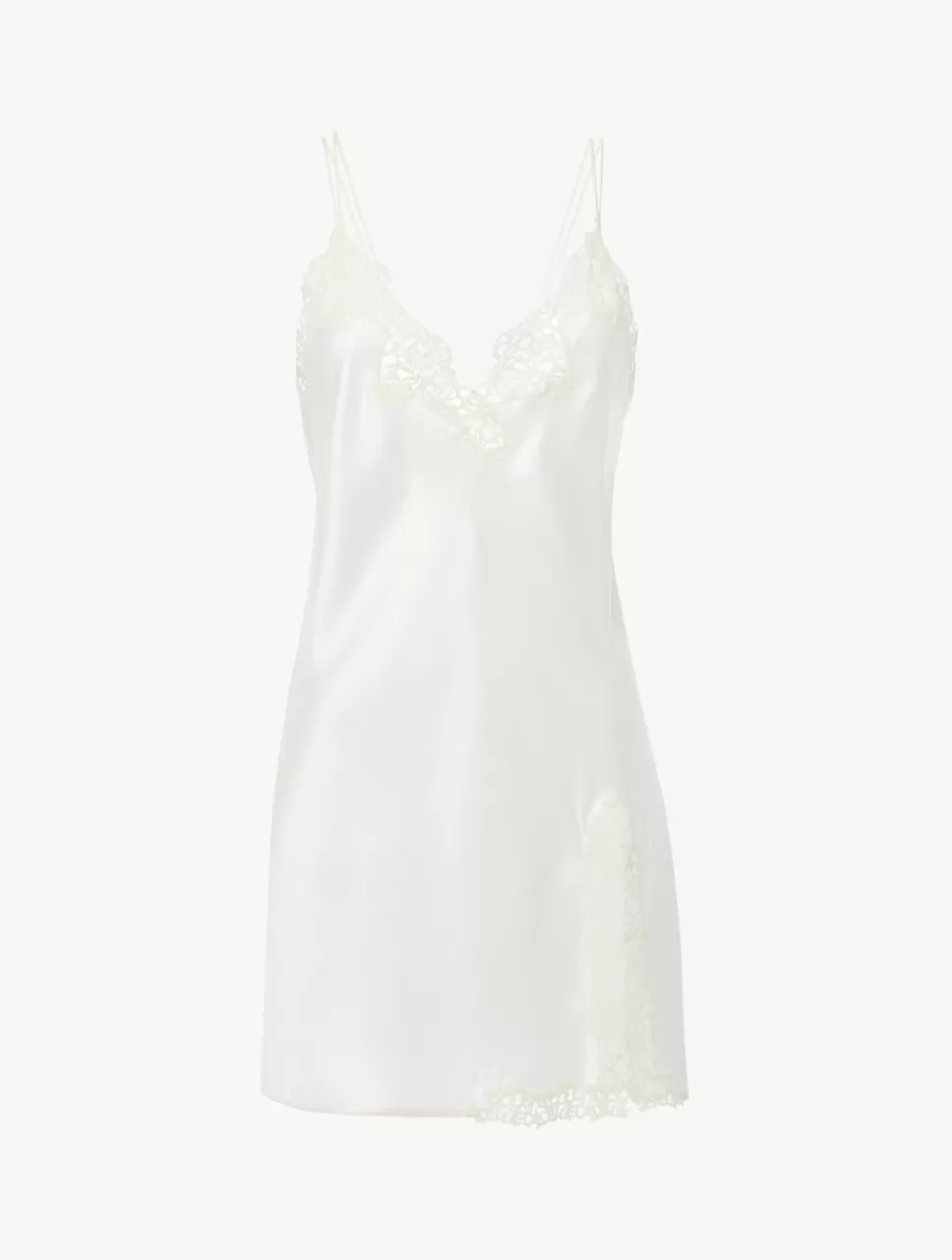 La Perla Camisón Escotado Blanquecino Con Macramé OffWhite Shop