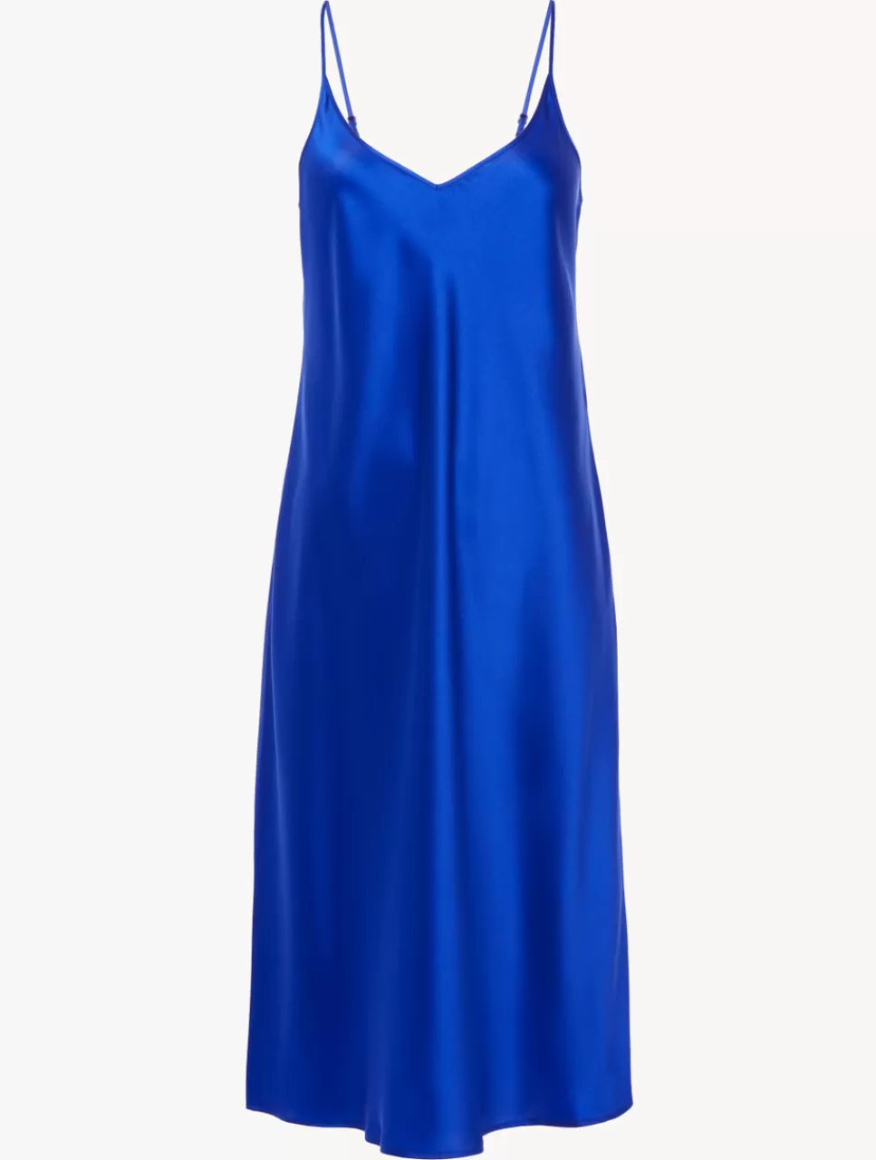 La Perla Camisón Midi De Seda En Color Eléctrico Azul Clearance