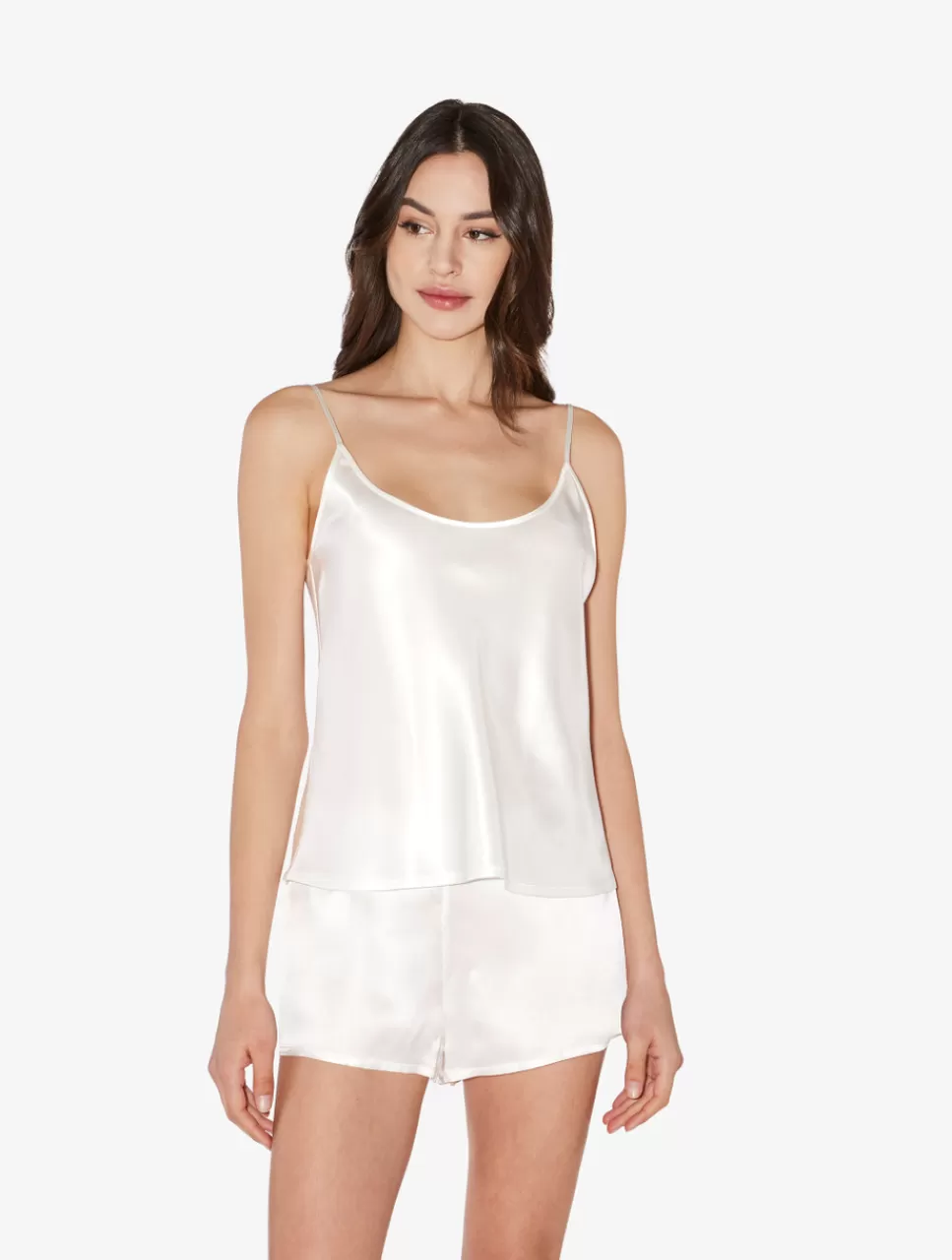 La Perla Camisola De Seda Blanca White Flash Sale