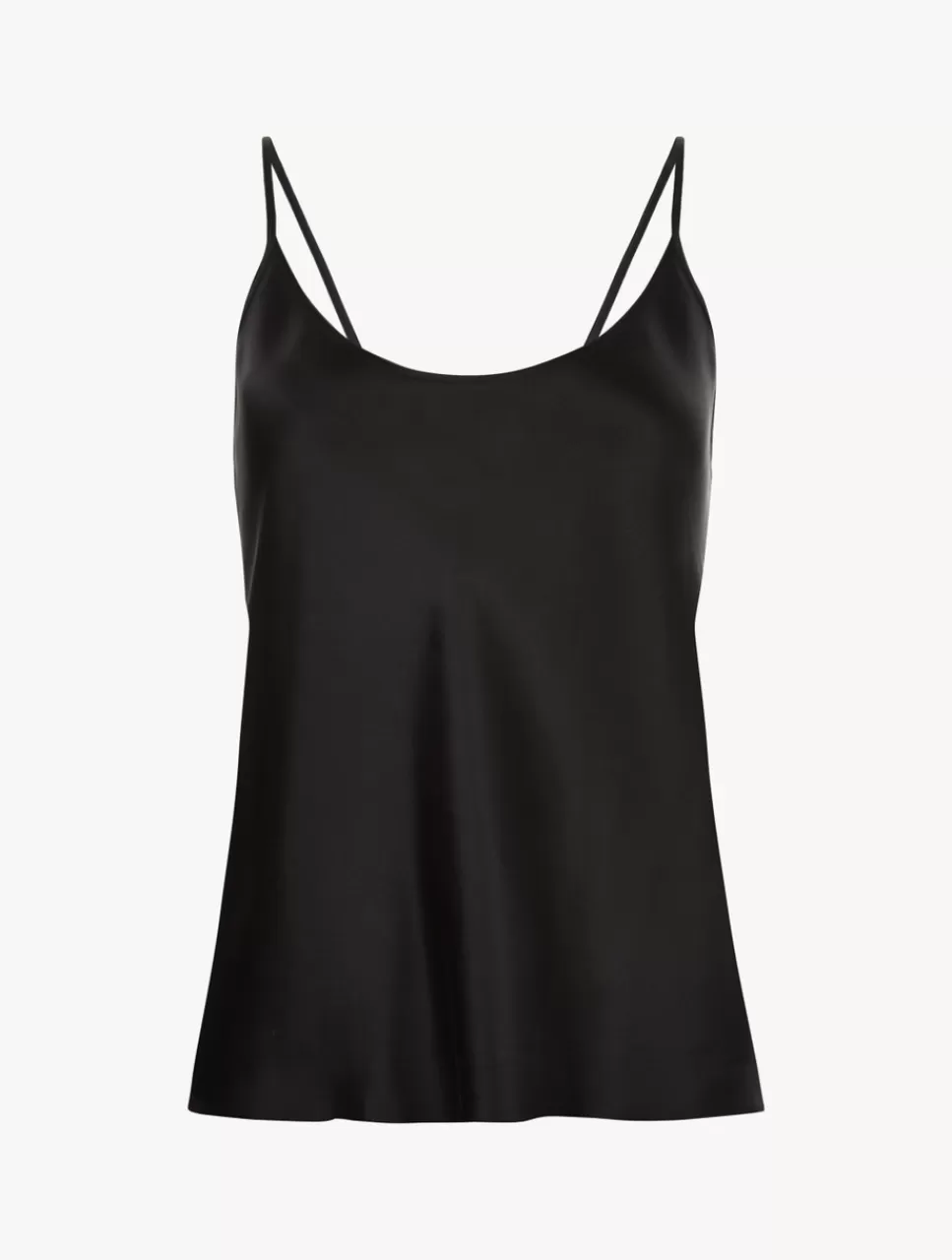 La Perla Camisola De Seda Negra Black Shop