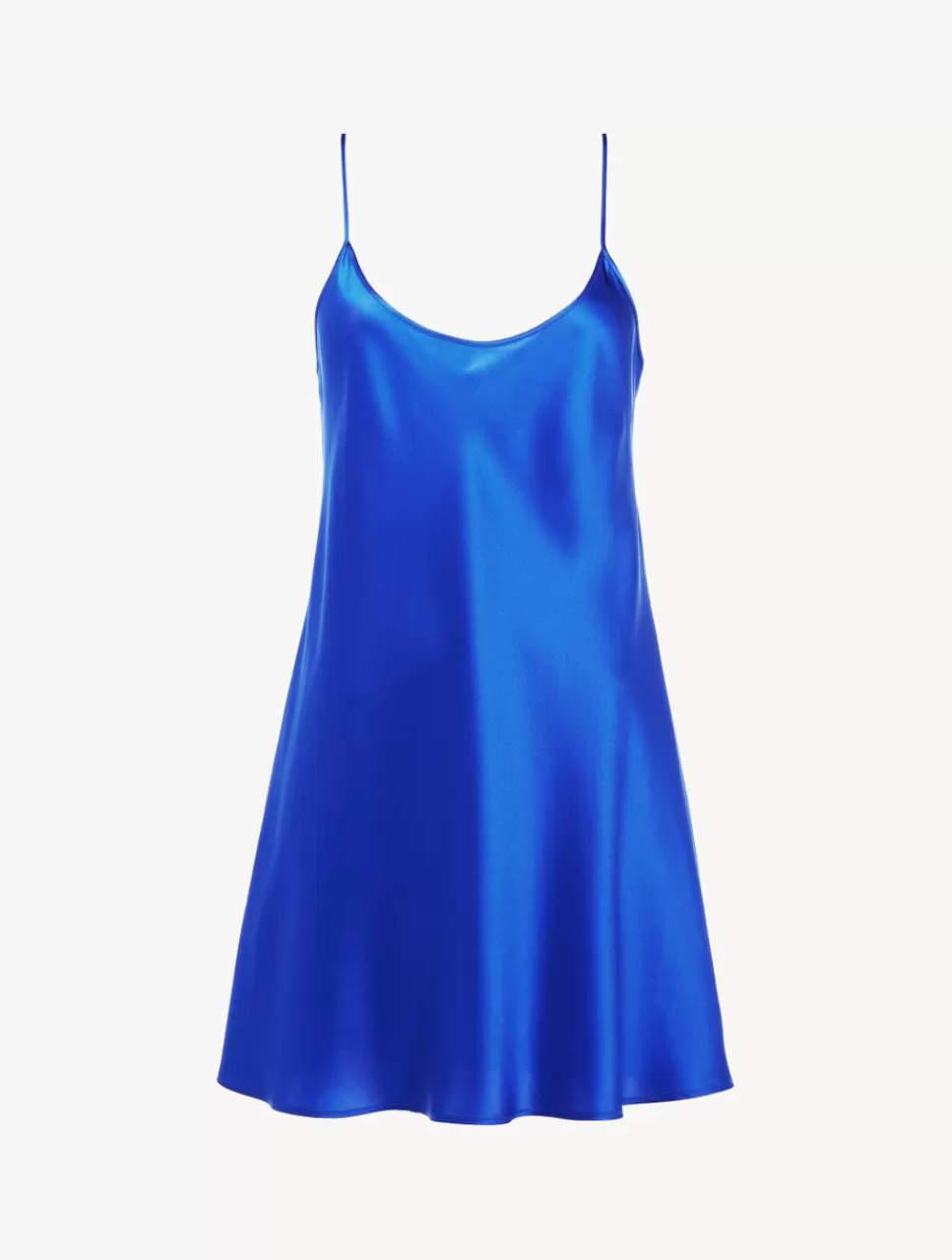 La Perla Combinación Corta De Seda En Color Eléctrico Azul Flash Sale