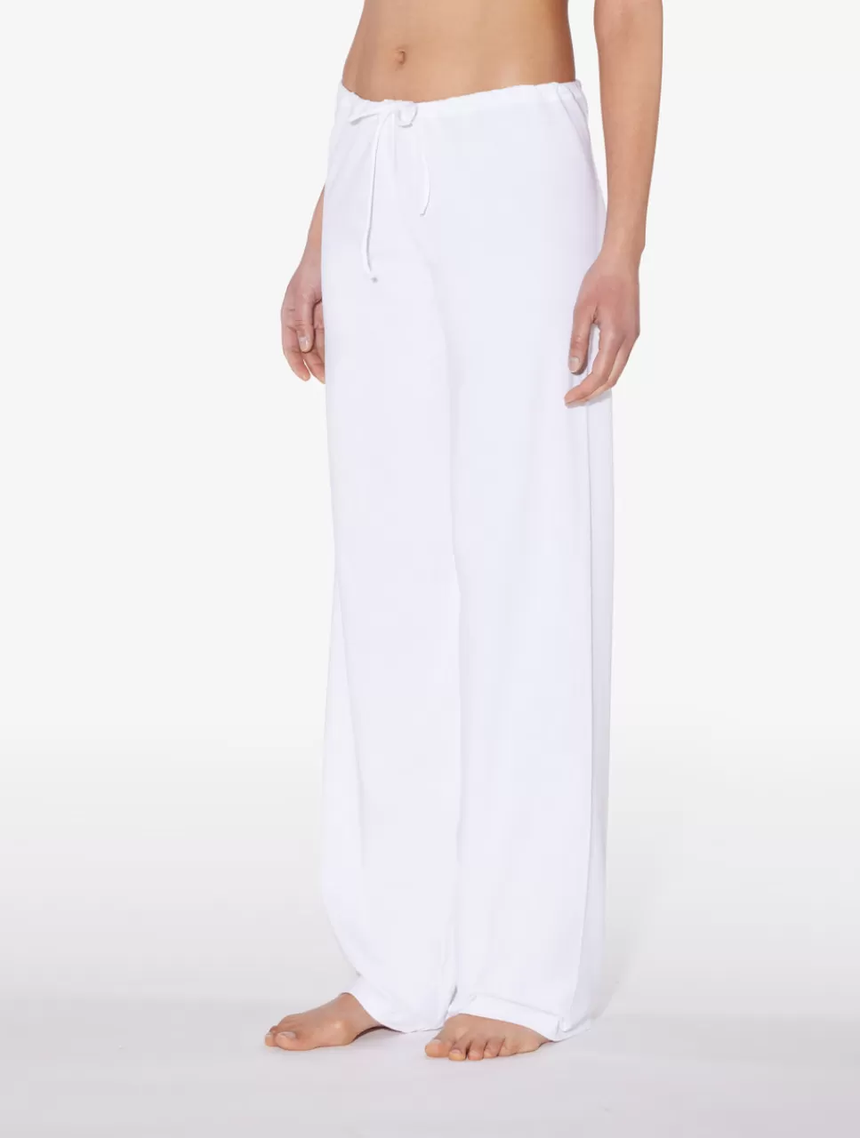 La Perla Pantalón Blanco De Algodón White Clearance