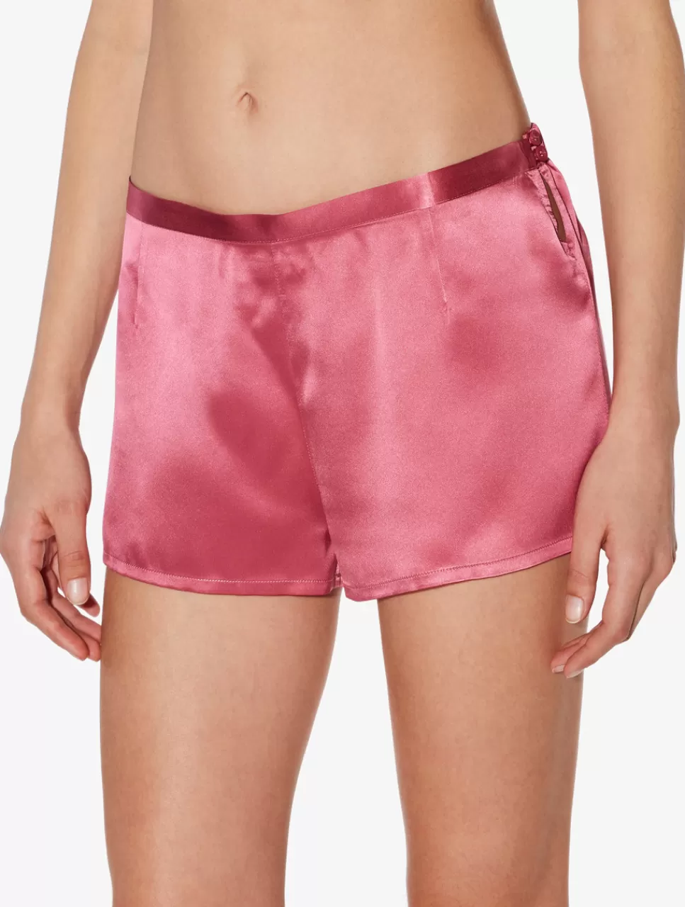 La Perla Pantalón Corto De Pijama De Seda Orquídea Salvaje WildOrchid Best