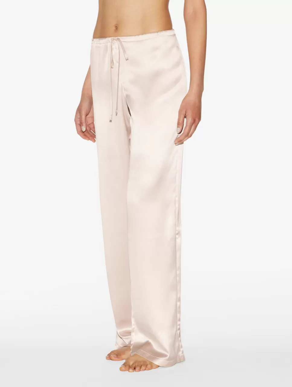 La Perla Pantalón De Seda Beige Rosada RoseBeige Shop