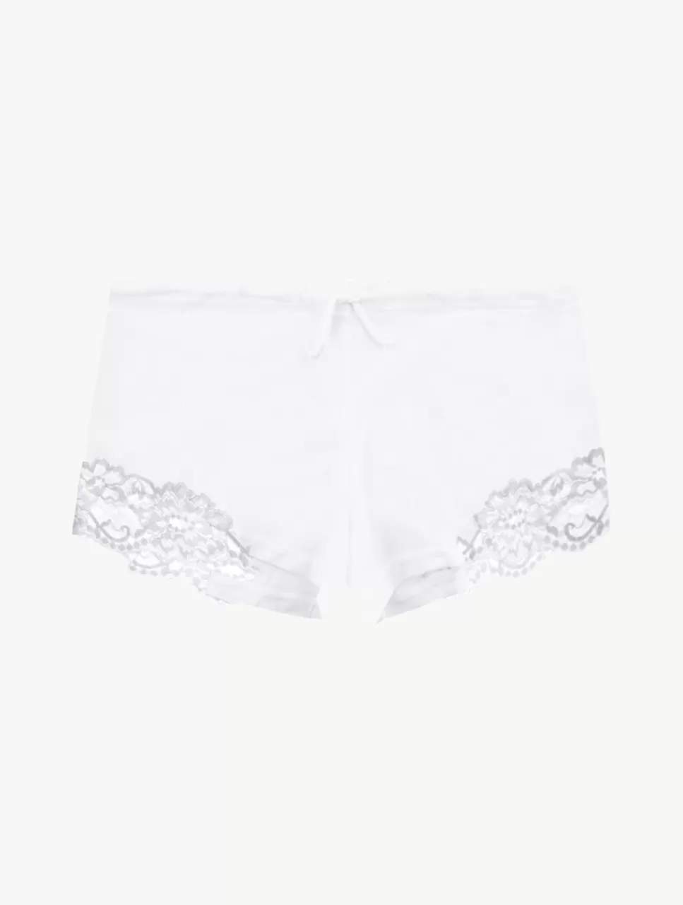 La Perla Pantalones Cortos De Algodón Blanco White Flash Sale