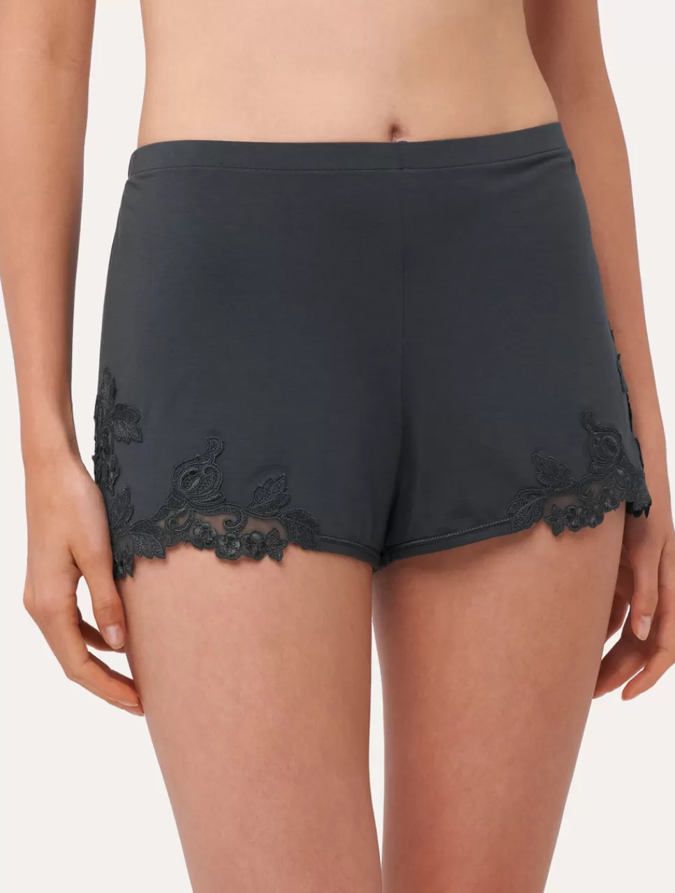 La Perla Pantalones Cortos En Jersey Antracita Gris Outlet