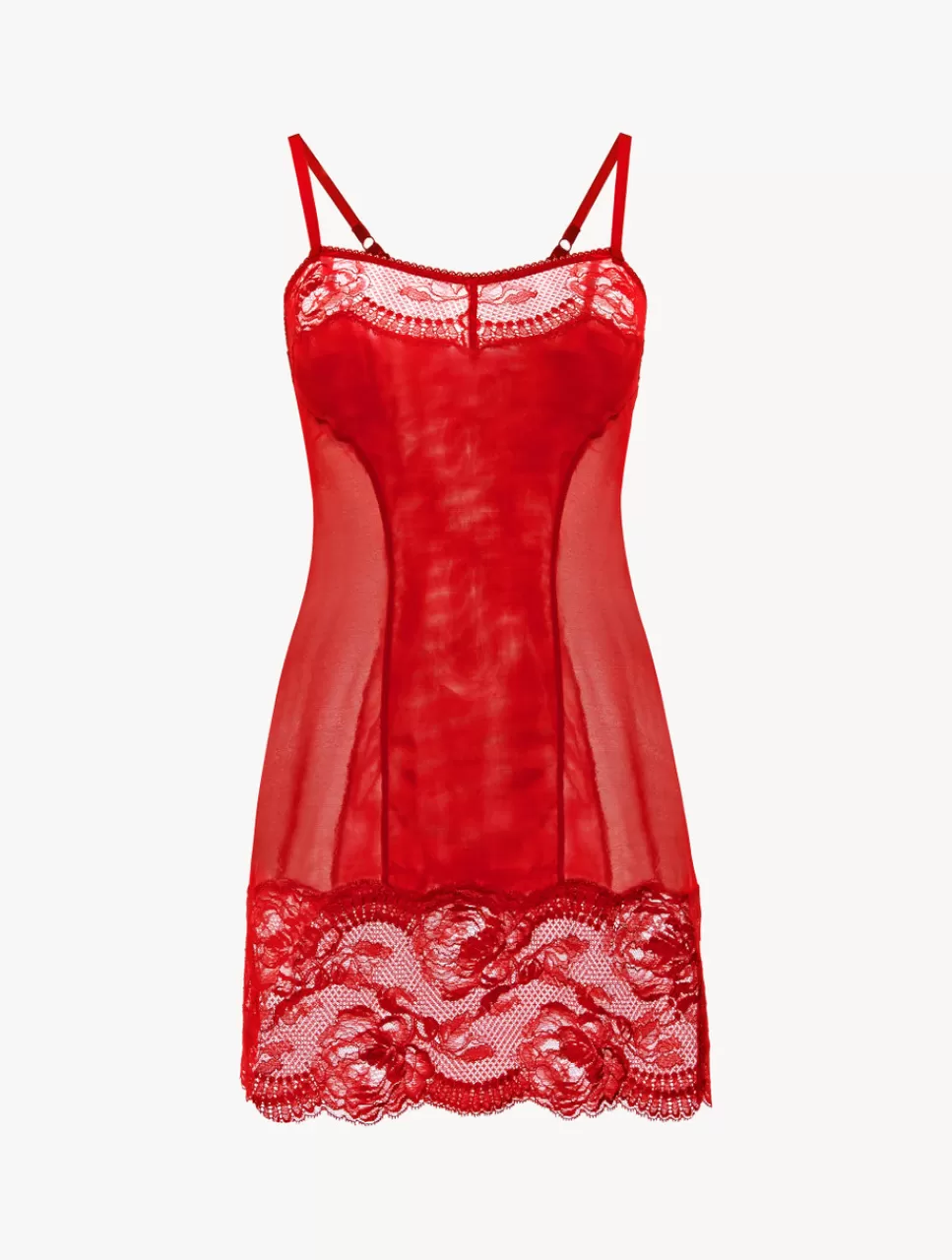 La Perla Lace Slip Red Cheap