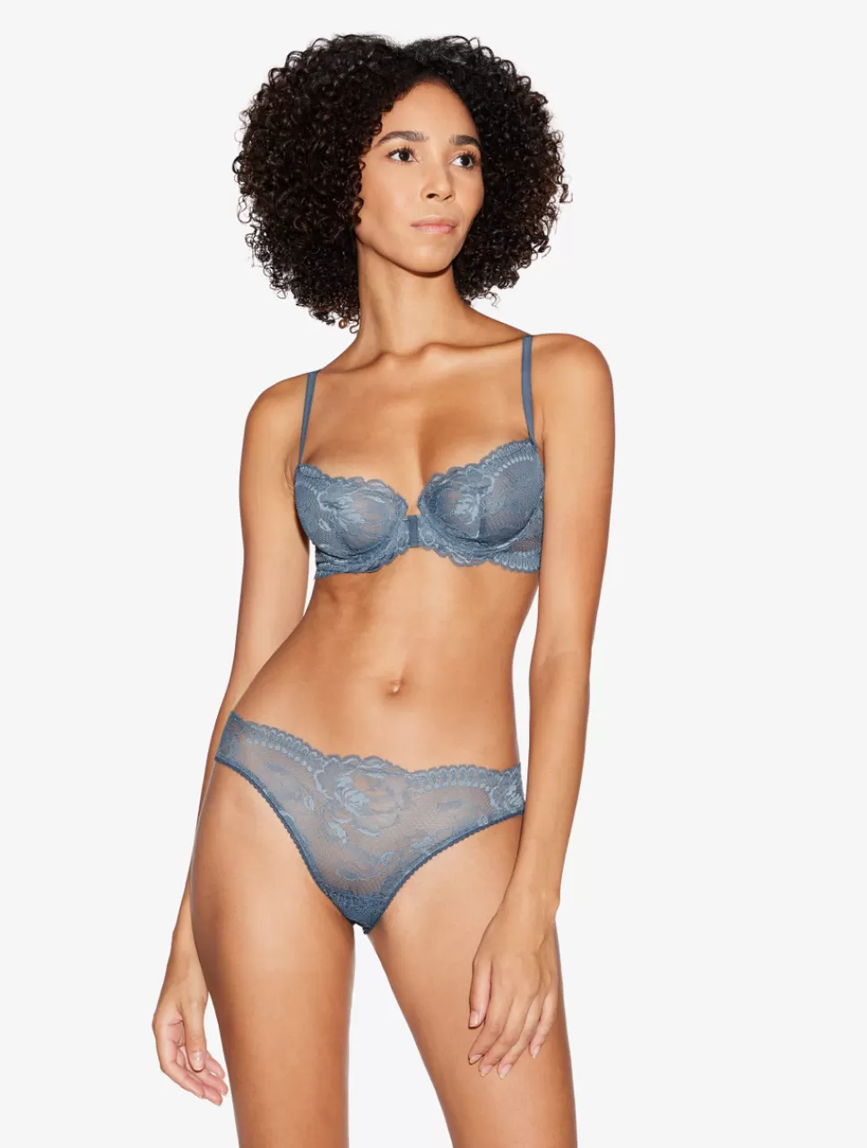 La Perla Sujetador Balconet De Encaje Azul Oscuro Dark_Blue Best