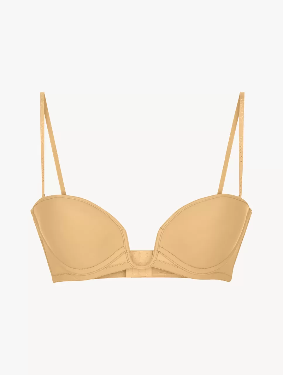 La Perla Sujetador Bandeau Acolchado Con Aros Y Escote En U Color Avellana Nude Best Sale