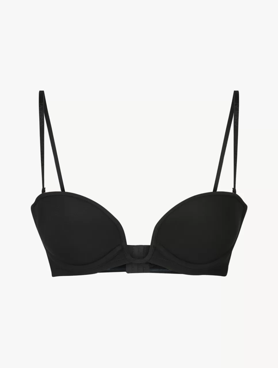 La Perla Sujetador Bandeau Acolchado Con Aros Y Escote En U Color Negro Black Store