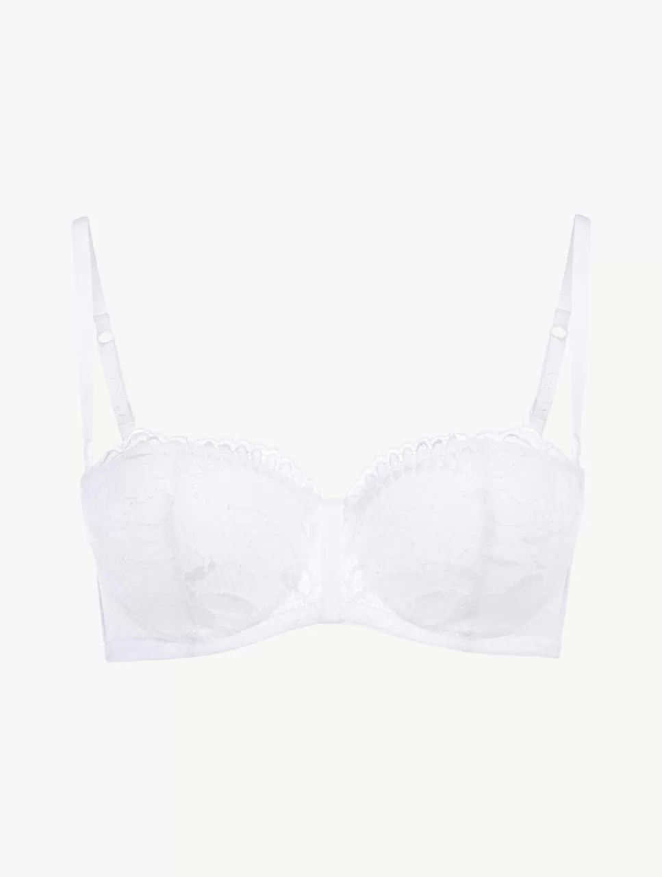 La Perla Sujetador Bandeau De Encaje Blanco White Outlet