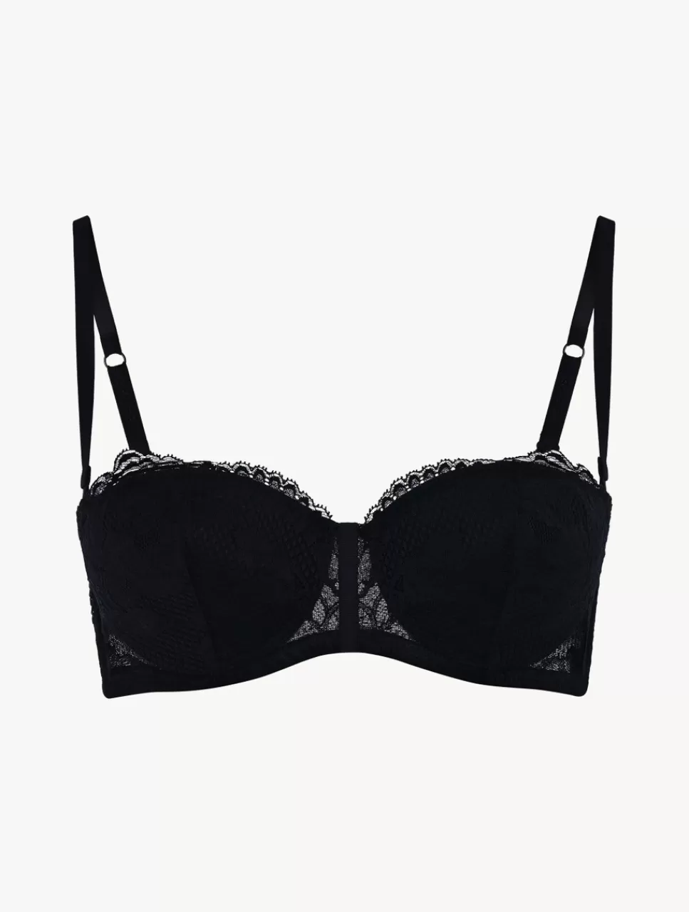 La Perla Sujetador Bandeau De Encaje Negro Black Shop