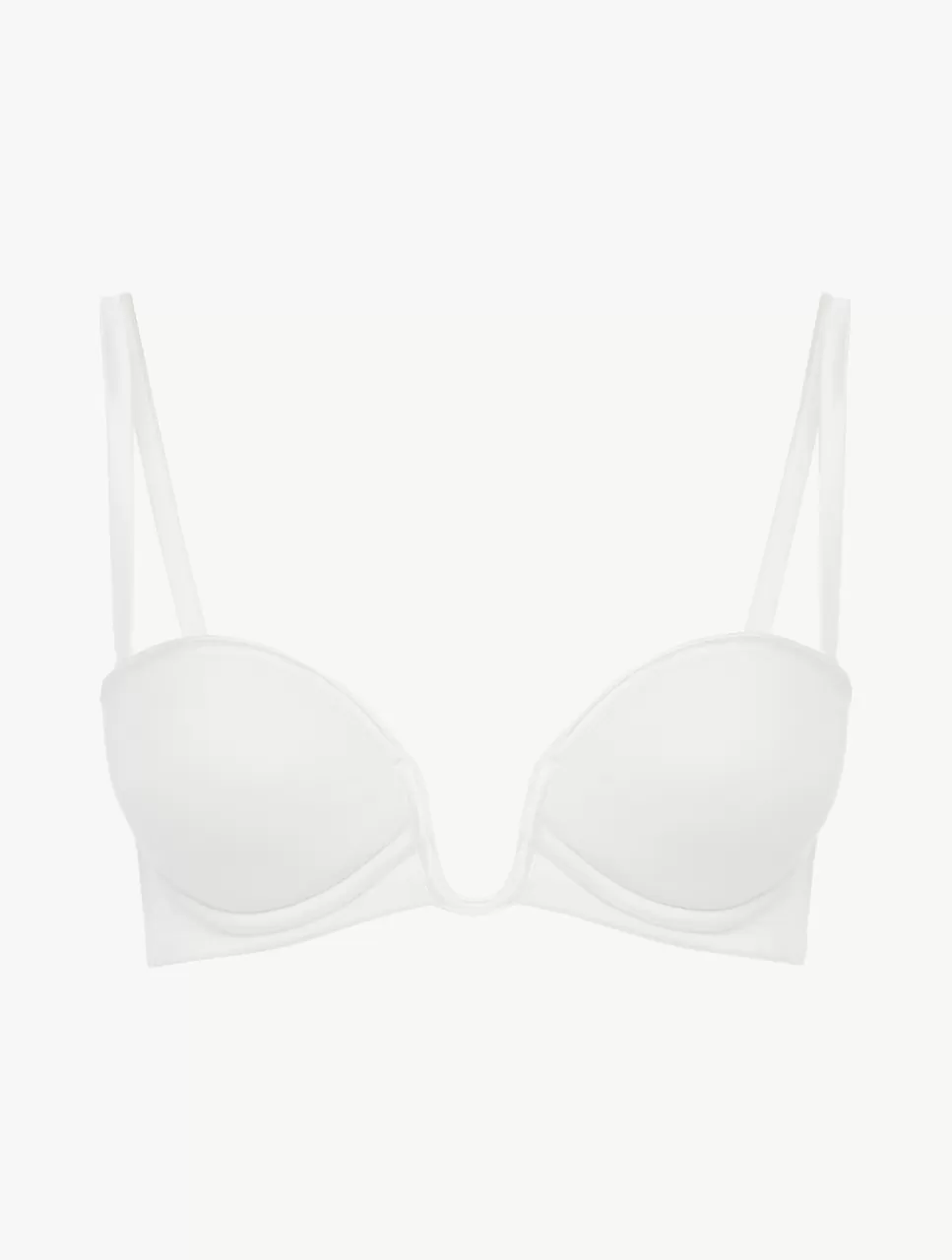 La Perla Sujetador Bandeau Hueso Con Tul Bordado Blanco Shop