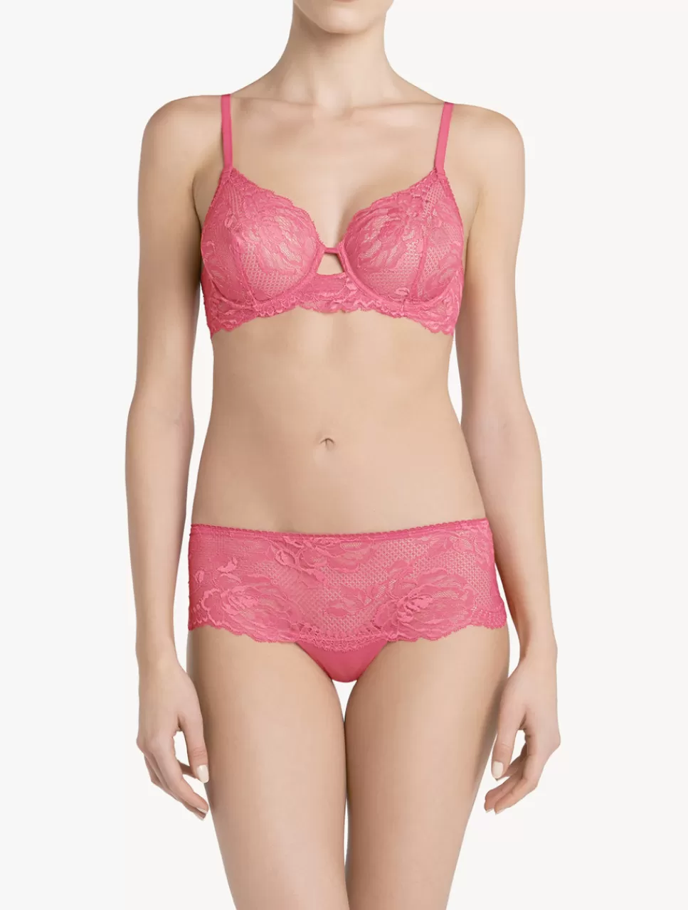 La Perla Sujetador Con Aros De Encaje Wild Orchid Rosado Fashion