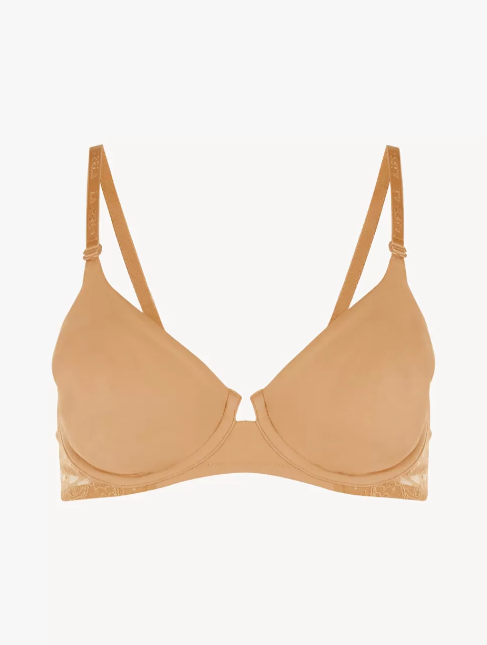 La Perla Sujetador Con Aros De Lycra® Con Encaje Chantilly Color Carne Nude Fashion