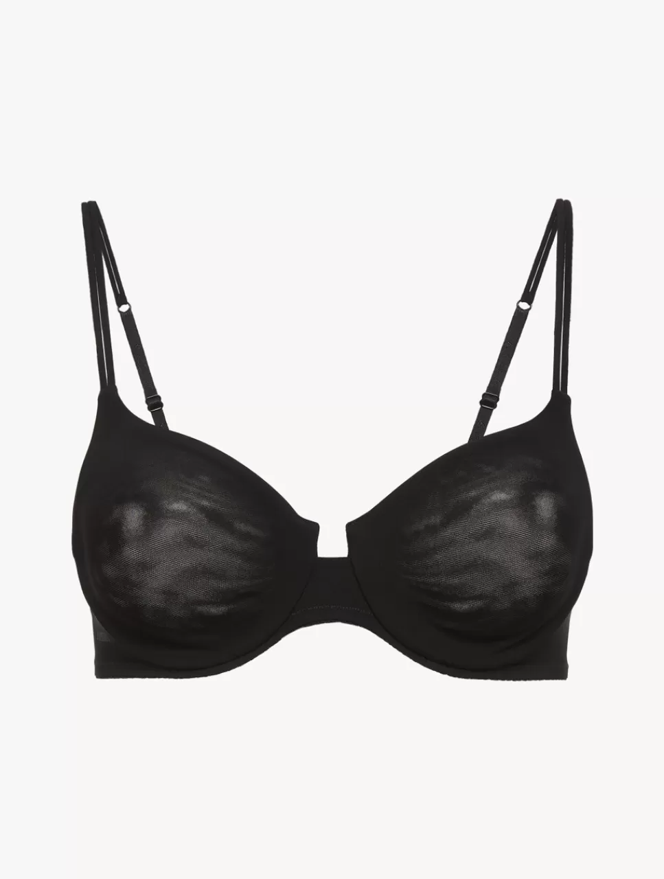 La Perla Sujetador Con Aros De Nylon Color Negro Black New