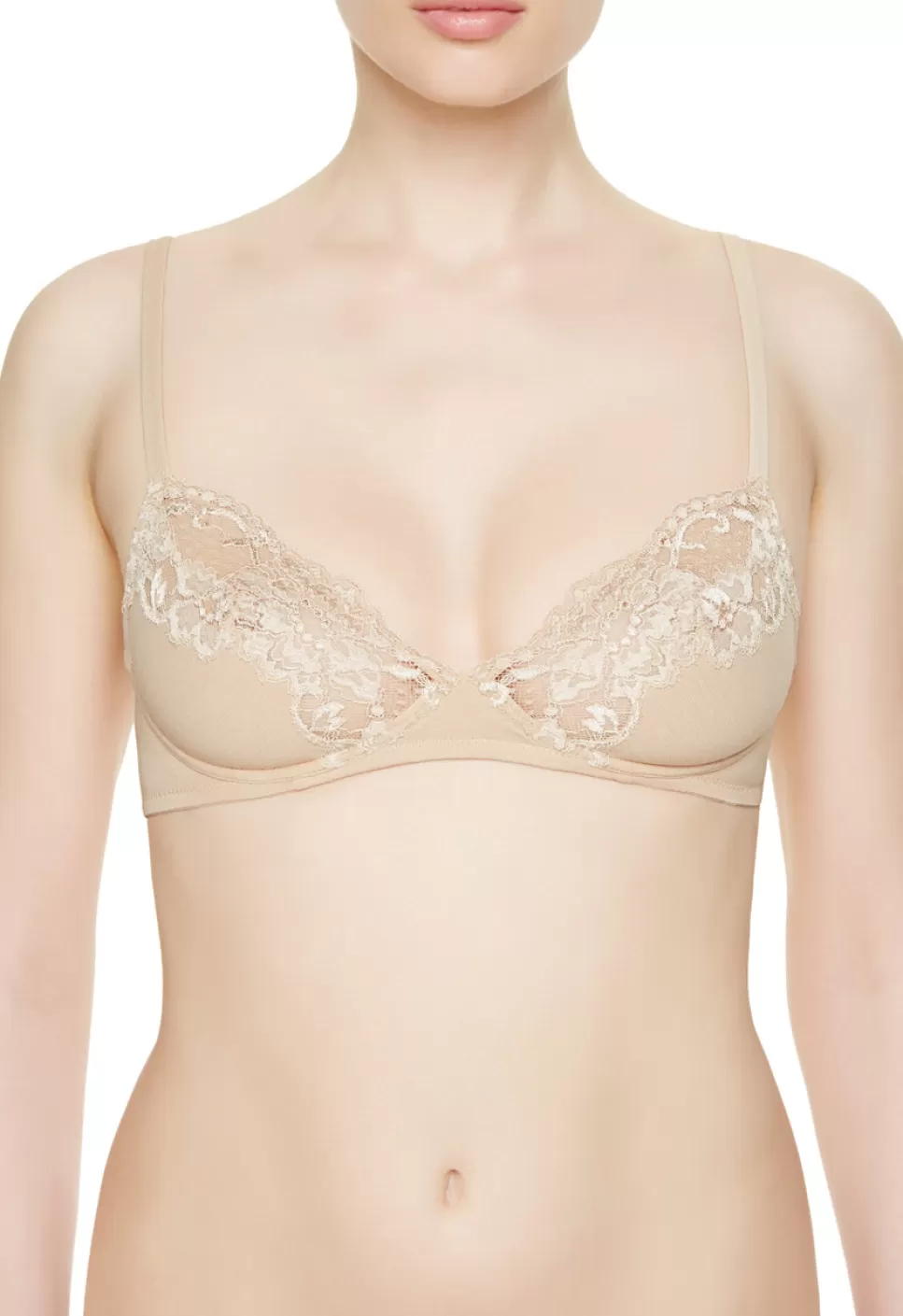 La Perla Sujetador De Algodón Sin Aro Natural Nude Clearance