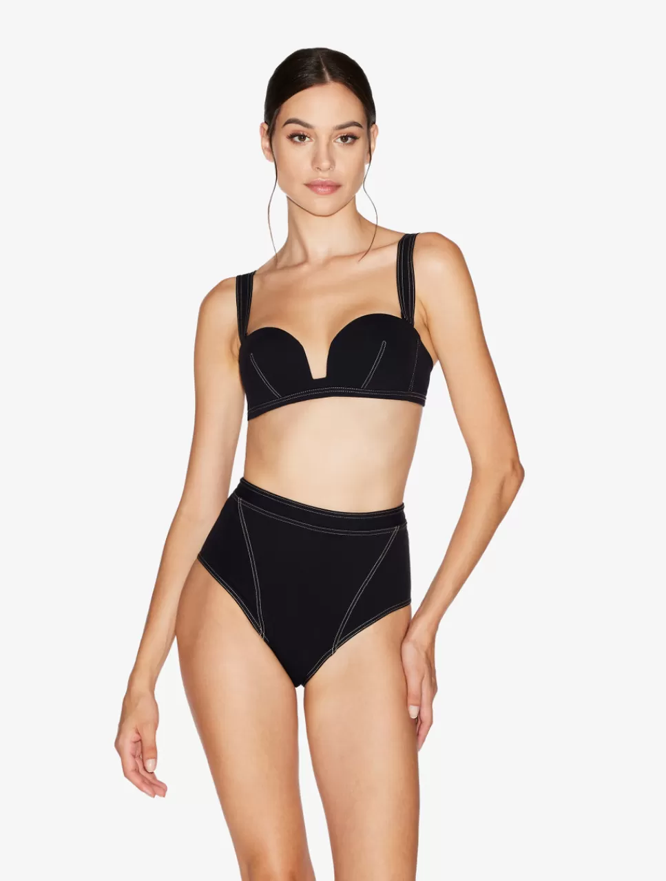 La Perla Sujetador De Bikini Bandeau De Color Negro Online