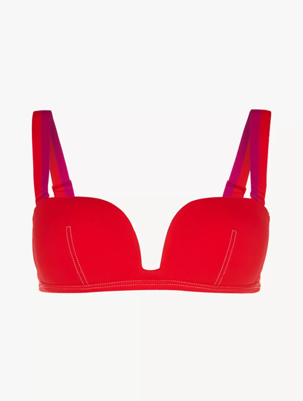 La Perla Sujetador De Bikini Bandeau De Color Rojo Best
