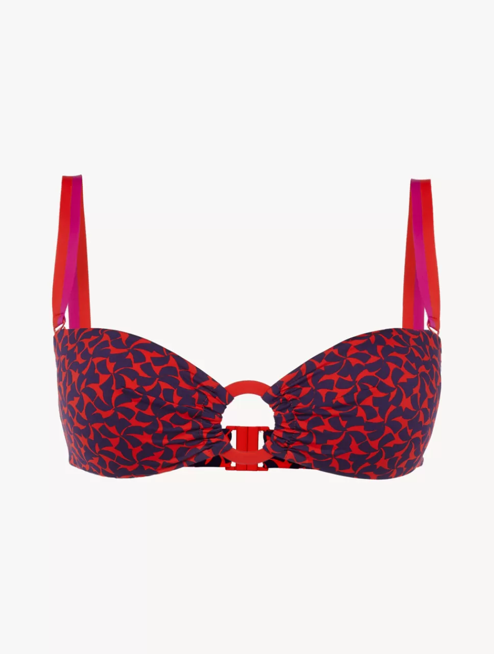 La Perla Sujetador De Bikini Bandeau De Color Rojo Y Azul Rojoyazul Online