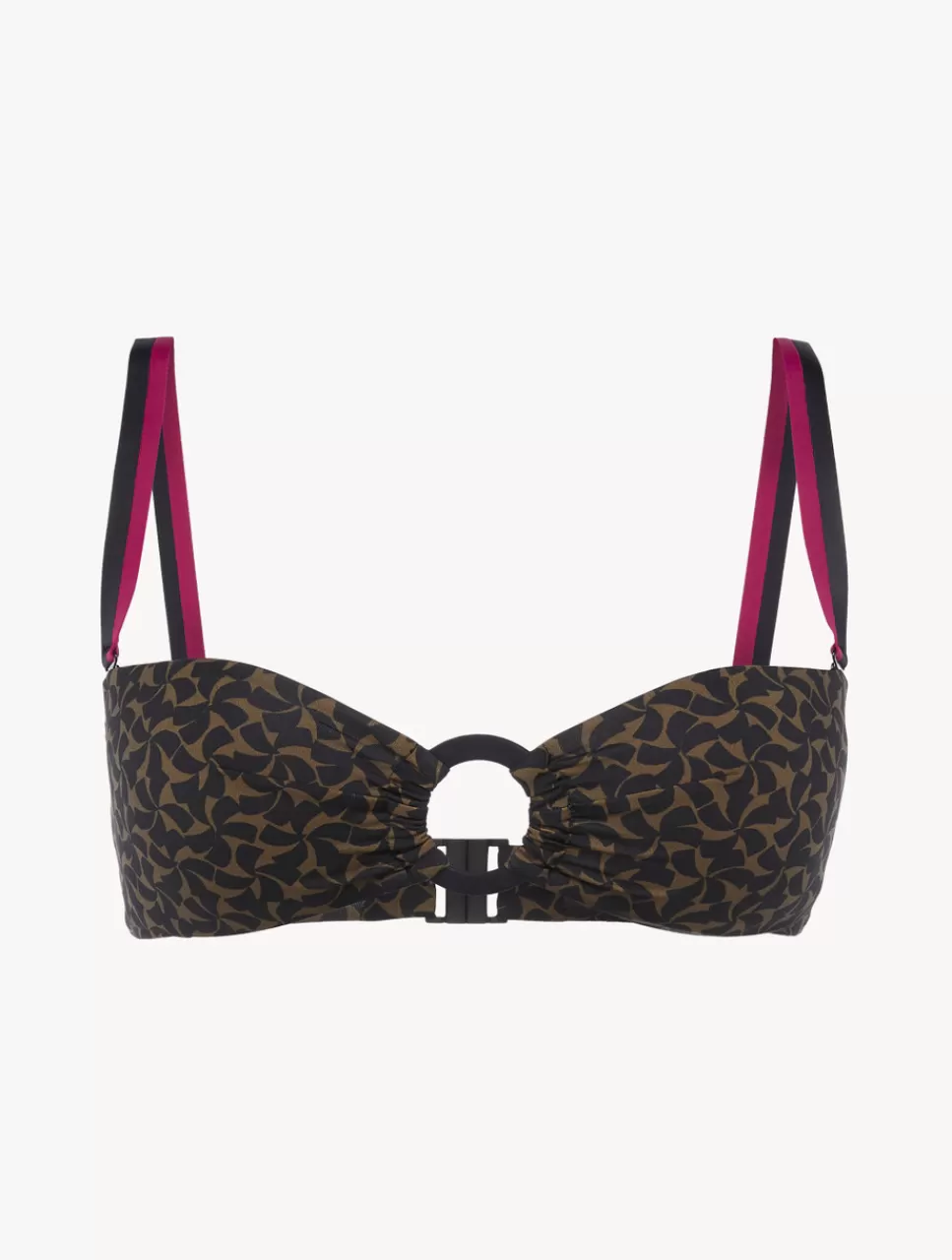 La Perla Sujetador De Bikini Bandeau De Color Verde Oscuro Y Negro Verdeoscuroynegro Clearance