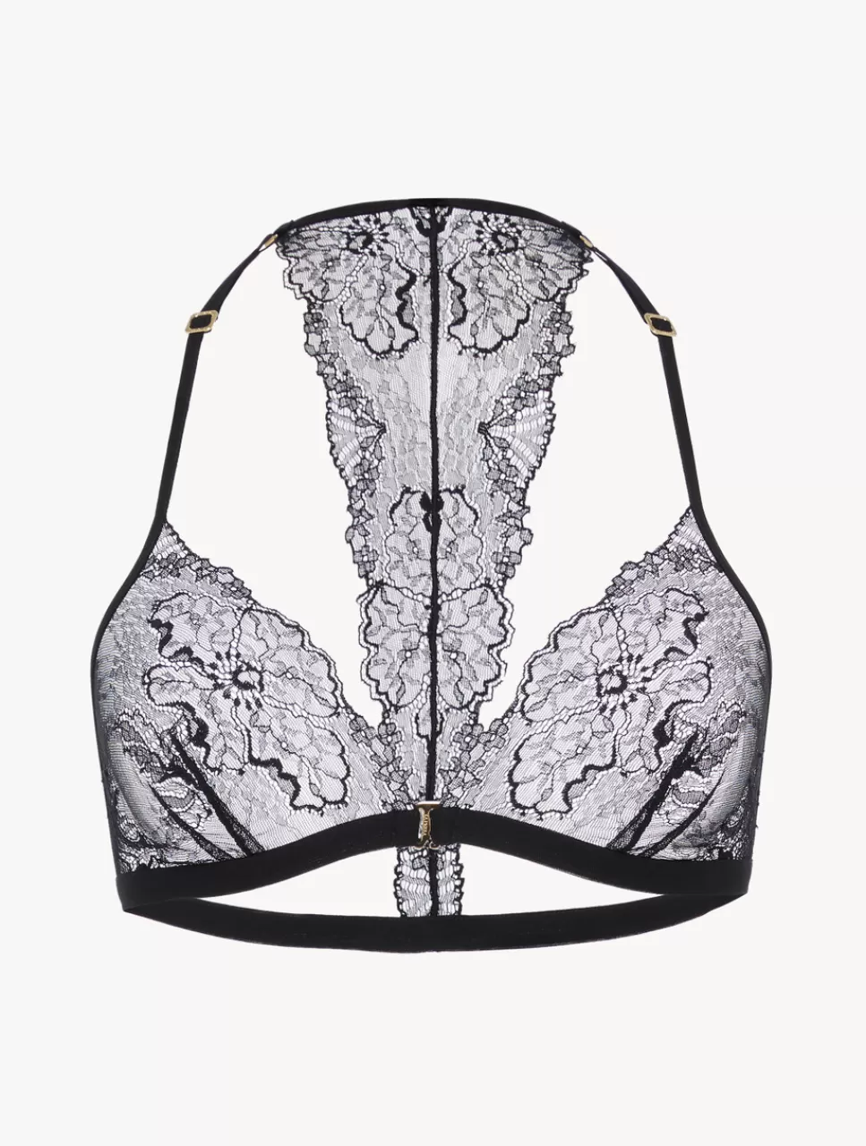 La Perla Sujetador De Triángulo Suave Con Encaje Leavers De Color Negro Flash Sale